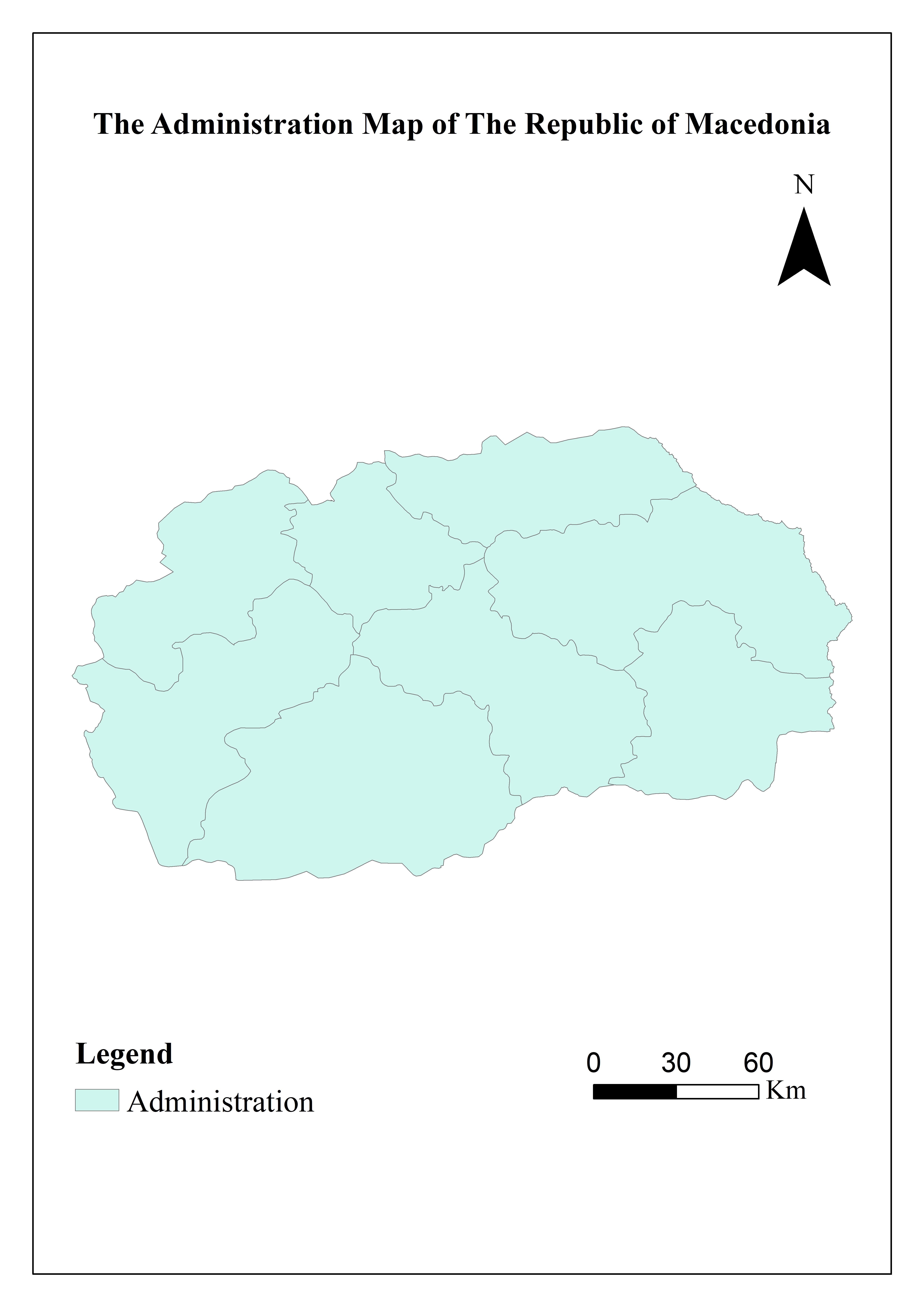 Basic national information database of Macedonia