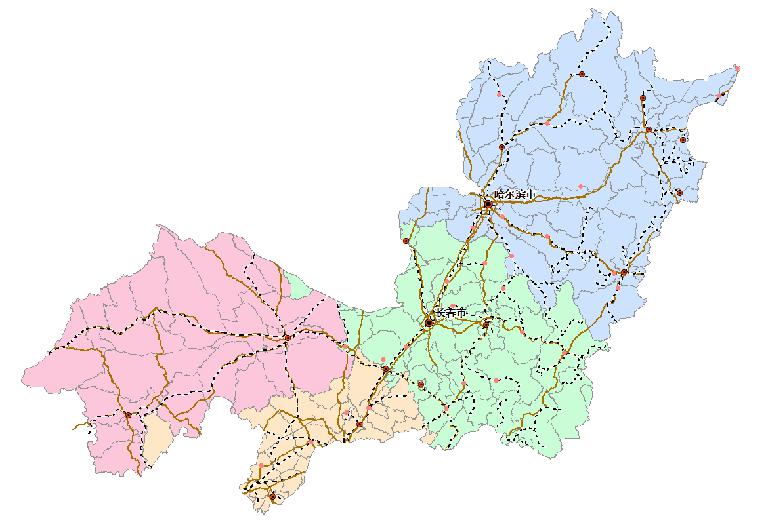 The basic geographic database of Songliao basin in northeast of China