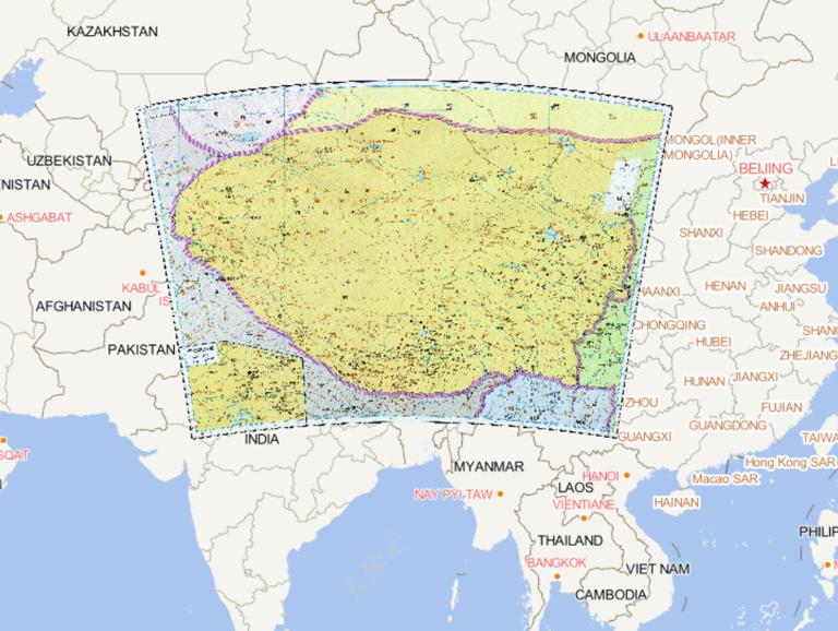 The Historical Map of Tubo Ancient Lhasa in the Tang Dynasty