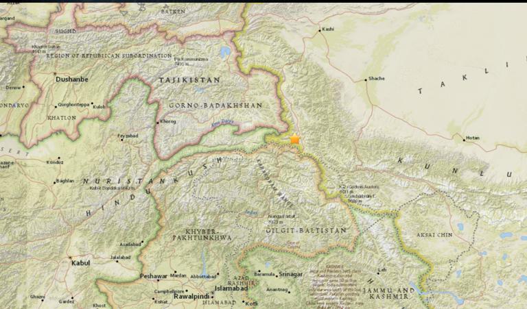 October 25, 2017 Earthquake Information of Barishal, Pakistan