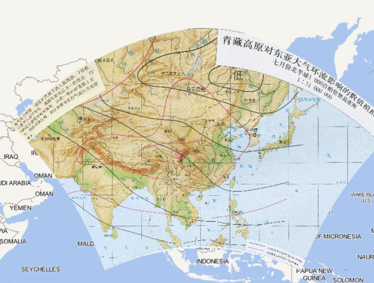 Online numerical simulation of the Tibetan Plateau in July on the atmospheric environment in East Asia