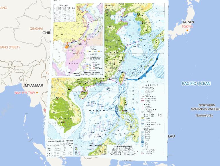 Online Maps of China 's Seas and Offshore Geomorphology