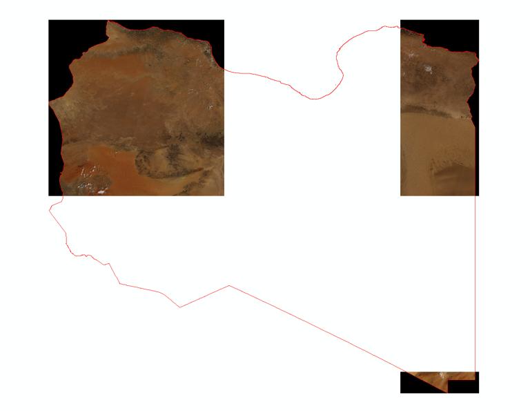 Libyan hurricane landsat8 raw data set