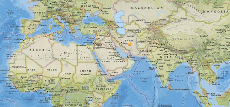 March 16, 2018 Earthquake Information of  80km N of Ravar, Iran