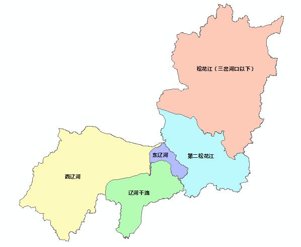 The 2ed grade basin boundary of Songliao basin