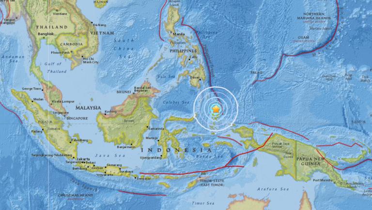 November 18, 2017 Earthquake Information of 73km NNE of Tobelo, Indonesia