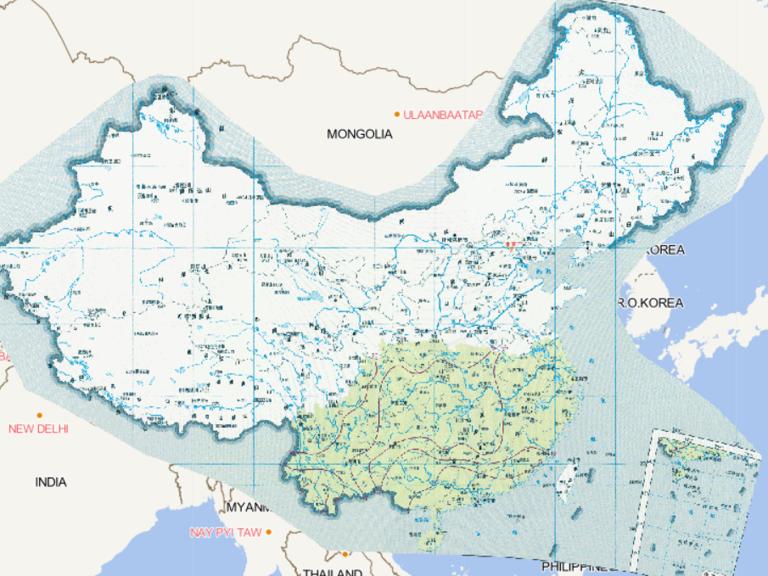 Online map of obstructive cold damage frequency during heading and flowering period of double cropped late japonica rice in southern China