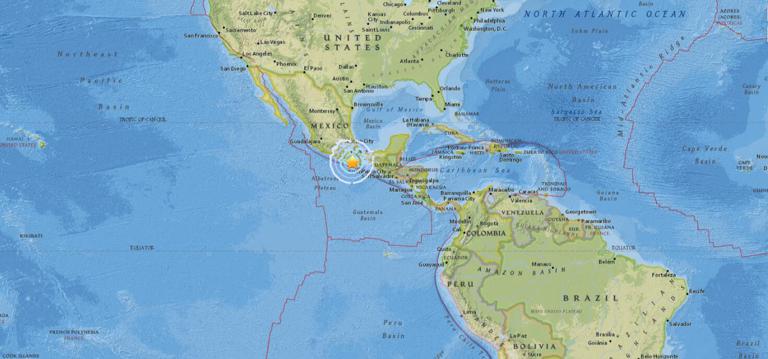 February 19, 2018 Earthquake Information of 32km NE of Santa Catarina Mechoacan, Mexico