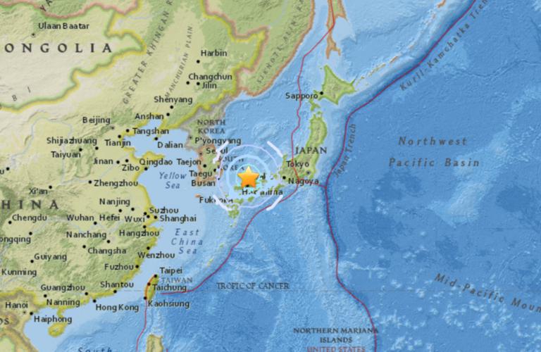 April 8, 2018 Earthquake Information of 9km NNE of Oda, Japan