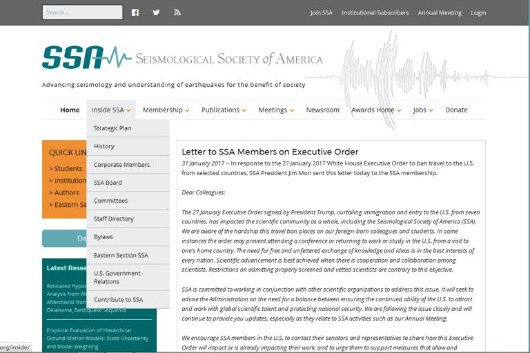 Seismological Society of America