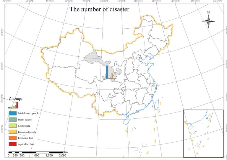 Loss statistics of Zhouqu debris flow  disaster