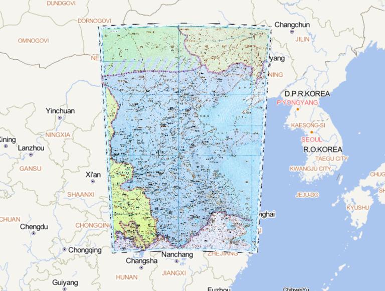 The northern dynasties Qi  country historical map