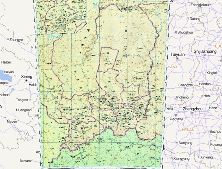 The Historical Maps of Wei, Yongzhou and Other States in the Northern Dynasties