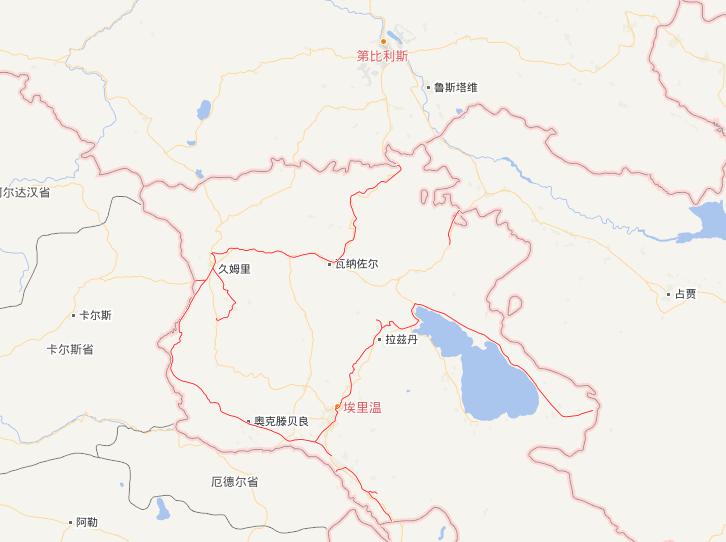 Online Map of Armenian Railway