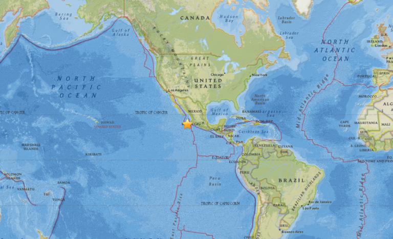 October 8, 2017 Earthquake Information of Tomatlan, Mexico
