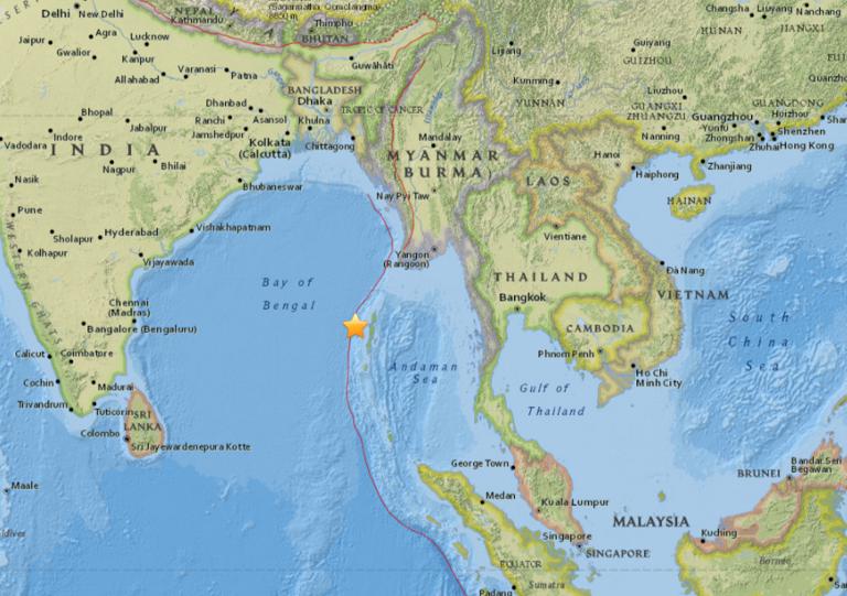 October 2, 2017 Earthquake Information of Bamboo Flat, India