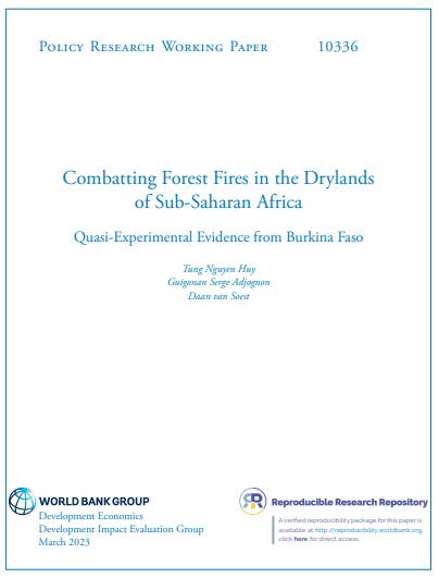 Combatting Forest Fires in the Drylands of Sub-Saharan Africa: Quasi-Experimental Evidence from Burkina Faso