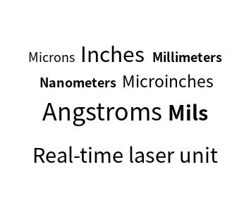 Real-time laser unit online converter