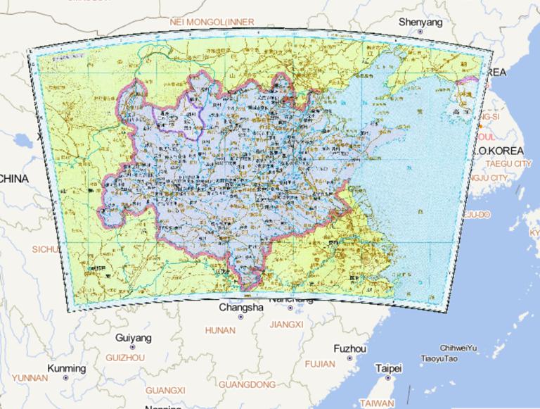 The Historical Maps of Jin and Han during the Period of Five Dynasties and Ten States in China