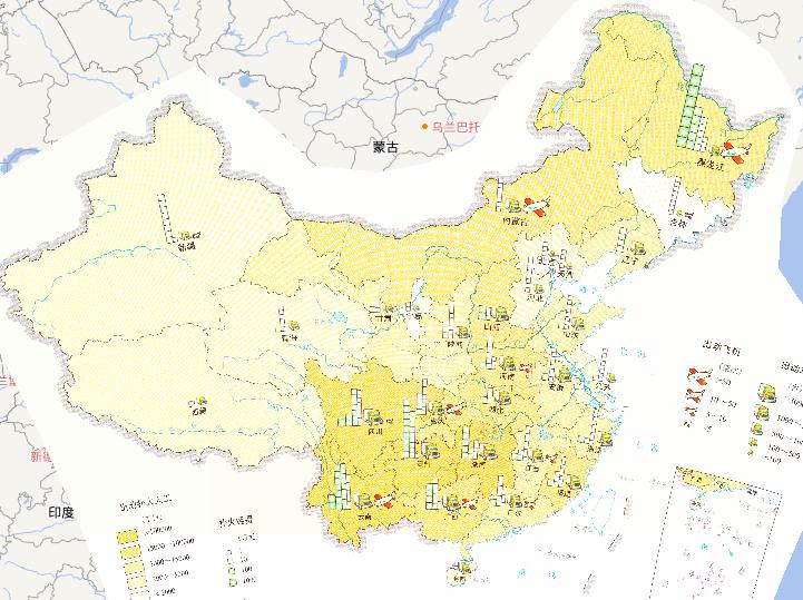 Outfire investment in forest fire disaster online map in 2010