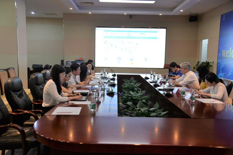 Delegation of Natural Sciences of UNESCO Office in Beijing Visited IKCEST