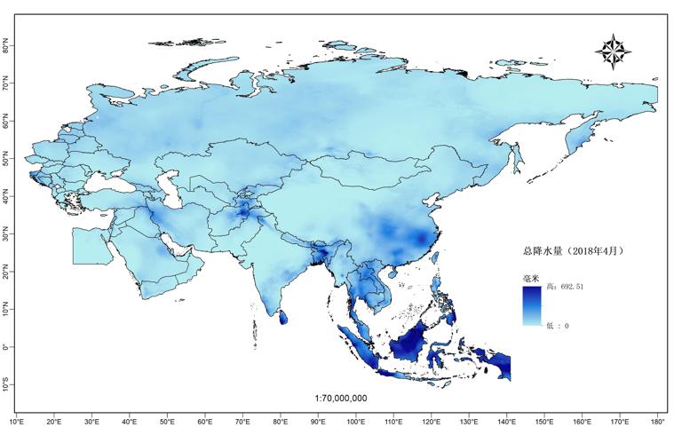 Technology of historical meteorological space mapping in the Belt and Road