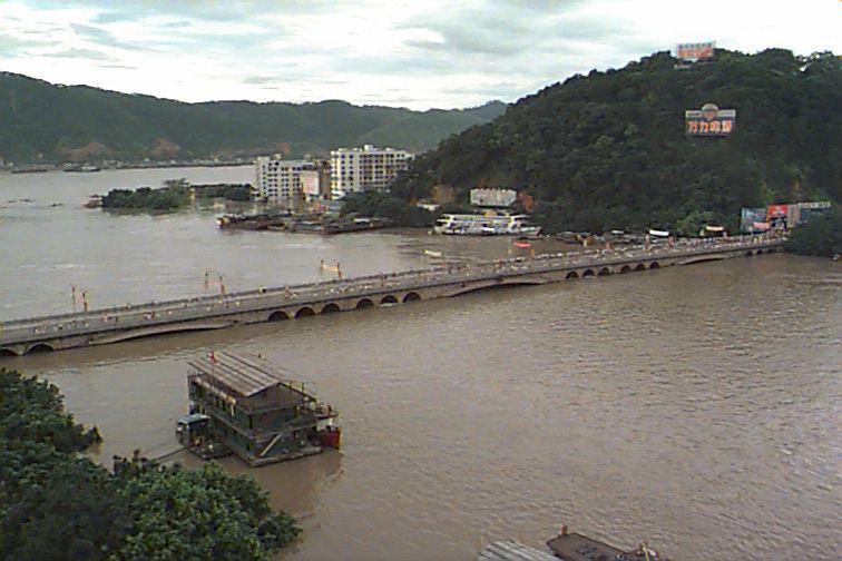 Destructive floods in China in 1998