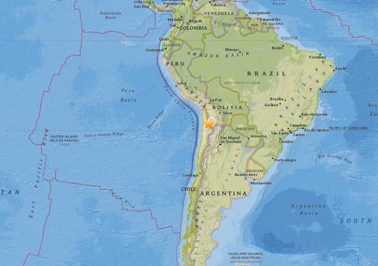 May 23, 2018 Earthquake Information of 111km NNE of Calama, Chile