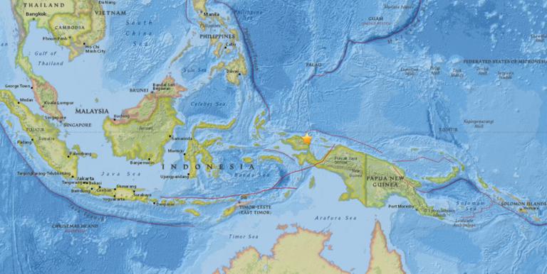 February 17, 2018 Earthquake Information of 29km WNW of Manokwari, Indonesia